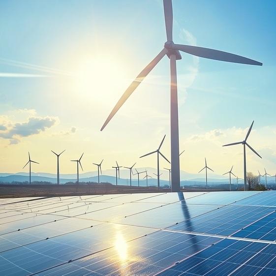 Green energy harvest with windmill and solar panels